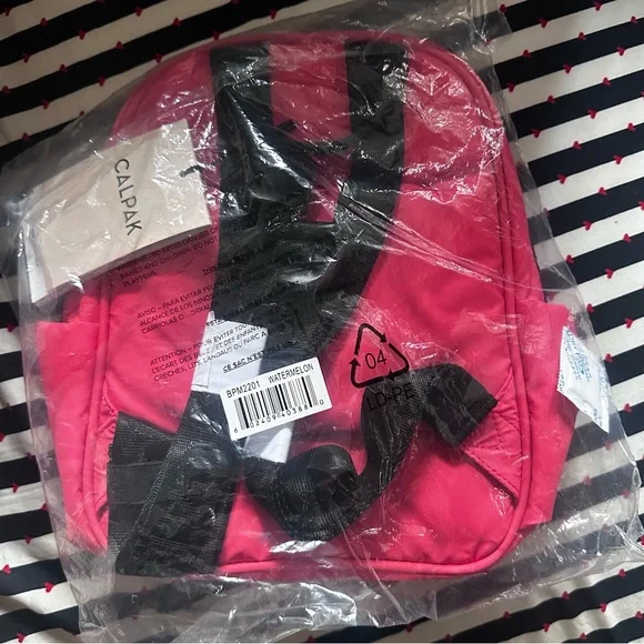 Calpak Luka Mini backpack in watermelon NWT - Picture 3 of 4